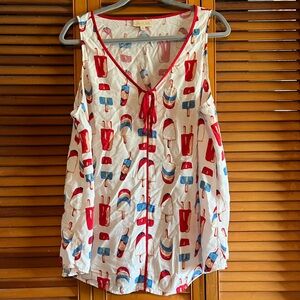 Modcloth popsicle top GUC